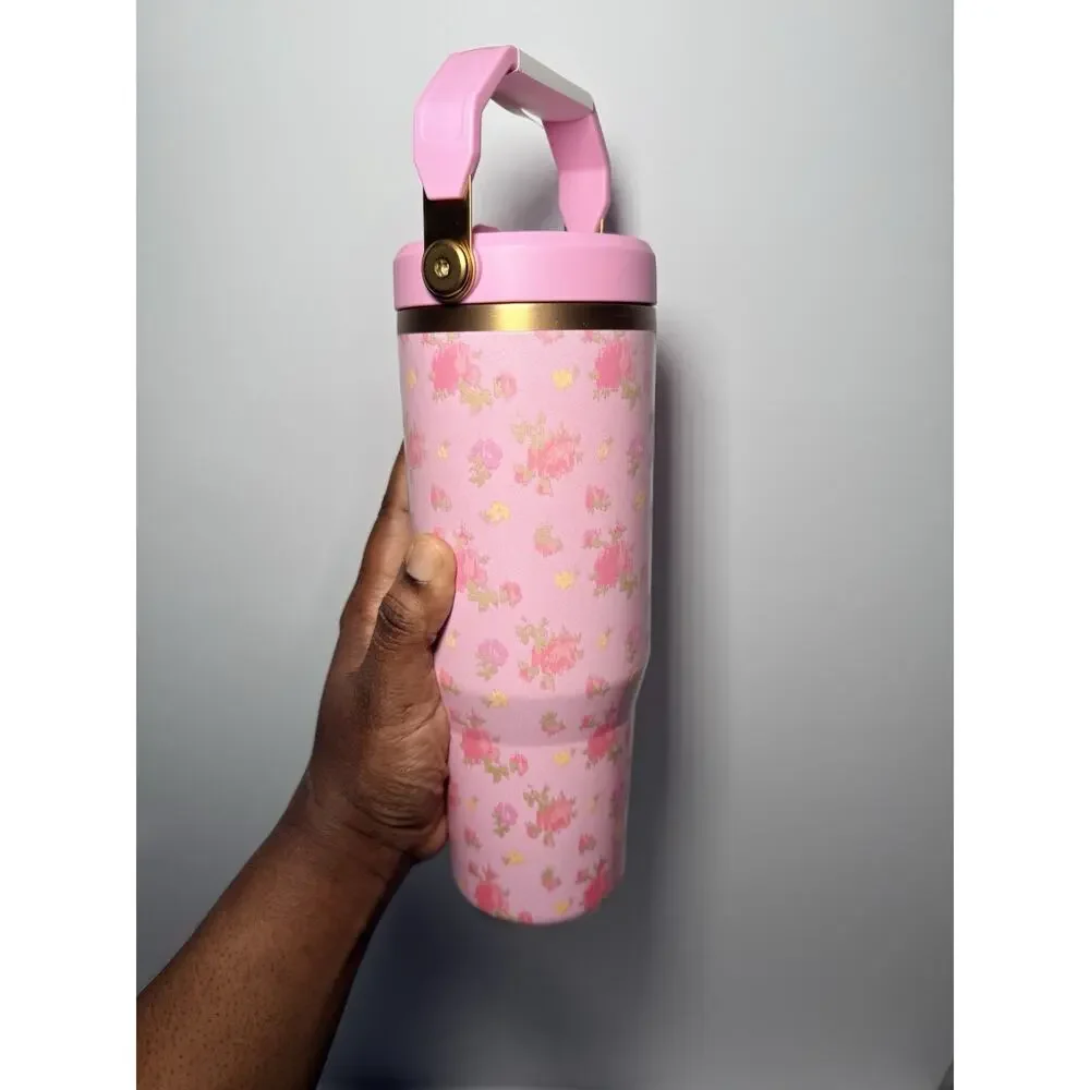 Stanley X Love Shack Fancy IBIZA SUNSET 30oz IceFlow Flip Straw Tumbler NWT NIB - Picture 6 of 8